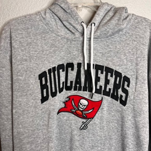 NFL Tampa Bay Buccaneers Gray Hoodie Sweatshirt Large - Picture 10 of 11